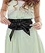 Nanxson Womens Bowknot Leather Wide Waist Band Self Tie Obi Cinch Belt PDW0009