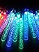 M&T TECH Solar Powered Outdoor String Fairy Lights 5M 20 Multi Color Icicle For Garden Patio Porch Lawn Party Wedding Christmas