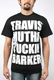 Travis Barker - Mens Travis F-In Barker T-Shirt In Black, Size: Small, Color: Black