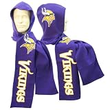 Minnesota Vikings Fleece Hood / Scarf Combination - Purple