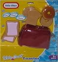 Little Tikes Let's Cook Electronic Toaster Play Food