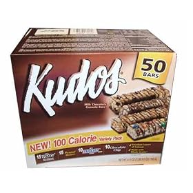 Kudos-100 Calories Variety Pack, 50 Bars