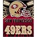 San Francisco 49ers Fleece Throw