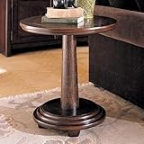 IMAGE OF Hammary Furniture T83218-00 - Magellan Round Pedestal End Table