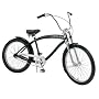 Nirve Street King Men's 3-Speed Cruiser Bike (Gloss Black)