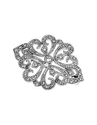 1/4 ct tw Petite Diamond Brooch in 14k White Gold