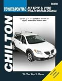 Toyota Matrix and Pontiac Vibe, 2003-2008 (Chiltons Total Car Care Repair Manual)