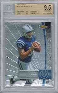 2012 Finest ANDREW LUCK # 110 (BGS 9.5 GEM MINT) Rookie