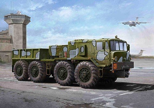 Trumpeter 1/35 MAZ/KZKT537L Soviet Cargo Truck-image