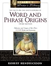 The Facts on File Encyclopedia of Word and Phrase Origins (Facts on File Writer's Library)