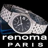 【renoma　PARIS　】 スイス製ムーブメント搭載　レノマ女性用腕時計 AL11BK－0