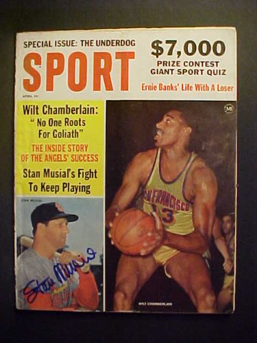 Stan Musial St. Louis Cardinals Autographed April 1963 Sport Magazine