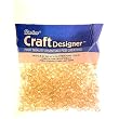 Pony Beads, Gold Glitter, 245pc Pkg (Pack of 1)