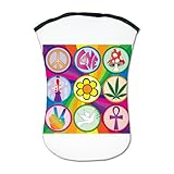 Kindle Sleeve Case (2-Sided) 60s Icons Rainbow Swirl