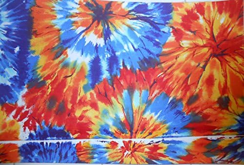 Tie Dye Hippie 4pc Placemat Set