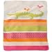 David Fussenegger Babydecke Juwel Krokodil und V�gel koralle pink orange, 70 x 90 cm