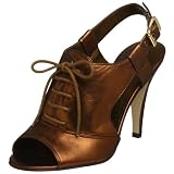  : Nine West Women's Heathers Peep Toe Oxford,Bronze,8.5 M US