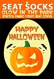 Halloween Seat Socks Toilet Lid Covers Glow in the Dark!