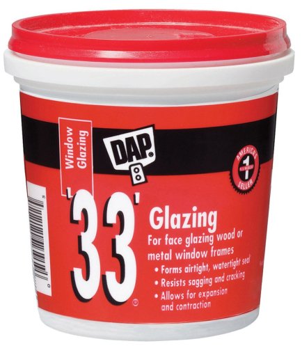 Dap 12121 33 Glazing Compound White 1-Pint Dap 12121 33 Glazing Compound White 1-Pint
