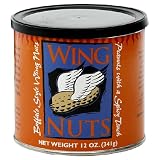 Review The Peanut Shop of Williamsburg  / The Peanut Shop of Williamsburg Wing Nuts, Buffalo Wing Style Peanuts, 12-Ounce Tin (Pack of 4)