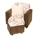 Scribbles Pink Child's Chair & Tuffet by Glenna Jean