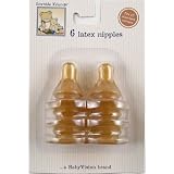 6-Pack Latex Bottle Nipples by Luvable Friends
