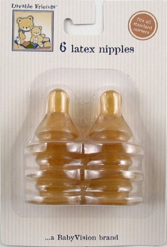 6-Pack Latex Bottle Nipples