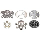 Steel Belt Buckles 6pc assorted Steel Belt Buckles 6pc assorted
