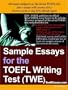 Sample Essays for the TOEFL Writing Test (TWE)