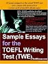 Sample Essays for the TOEFL Writing Test (TWE)