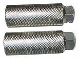 Bulletproof BMX Knurled Axle Pegs, 33mm dia, 3/8' axle , Black