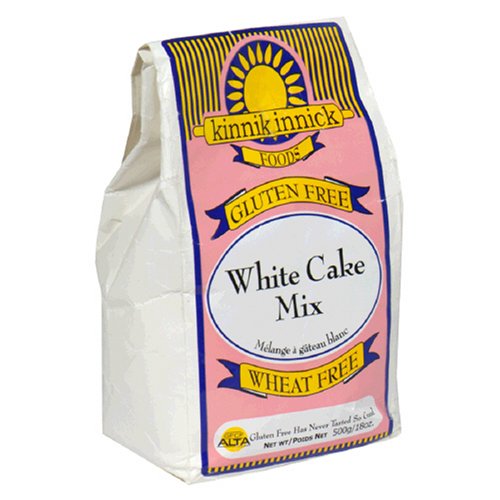 Kinnikinnick Foods Gluten-Free White Cake Mix, 18-Ounce Bags (Pack of 6) by Kinnikinnick