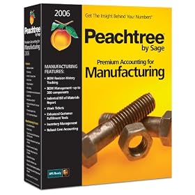 Peachtree Premium Accounting For Manufacturing 2006
