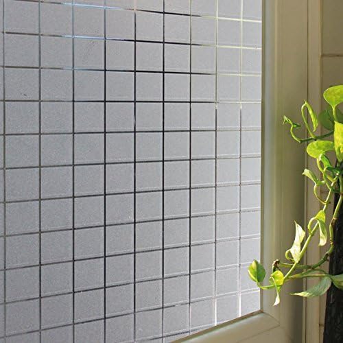 Color Your World Vinyl Static No Glue Self Adhesive Frosted Window Film Covering for Home Office Bathroom Toilet,17.7 x 78.7 Inches(45CM by 200CM)