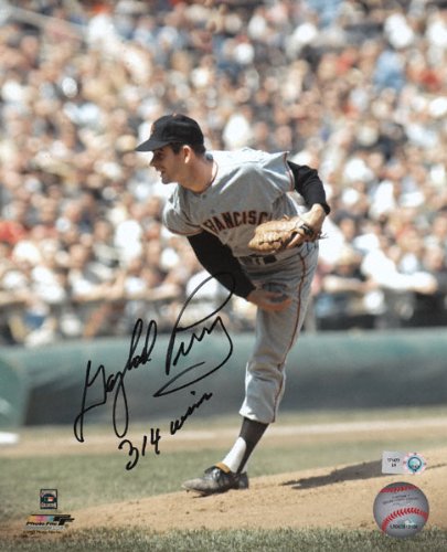 Gaylord Perry San Francisco Giants Autographed 8x10 Photograph with 314 Wins Inscription