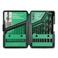Hitachi 728081 17-Piece Split Point Black Oxide Shield Drill Bit Set