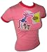 Original Vintage 1978 Sexy Woman's Pink Panther Basketball Glitter Iron-On T-Shirt Image