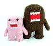 Domo Kun Ultra Soft Plush Dolls - Domo Kun Stuffed Animals (2 Piece Set)