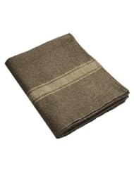 Home: Italian Wool Blanket NEW #1 Super Heavy Duty and WARM - Army Surplus NOS -