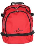 K-Cliffs Red Multipurpose Polyester School Backpack/ Hiking Backpack/ Outdoor Backpack