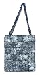 Shoulder bag, 'Dark Dalmatian'