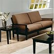 Madrid Microfiber Sofa By Coaster Furniture With Silver Shipping