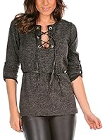 La Belle Parisienne Camiseta Manga Larga Valerie (Negro)