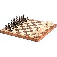 15in Wooden Folding Chess Set