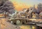 Gibsons Puzzle - Cobblestone Christmas - 1,000 Piece Jigsaw