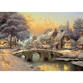 Gibsons Puzzle - Cobblestone Christmas - 1,000 Piece Jigsaw