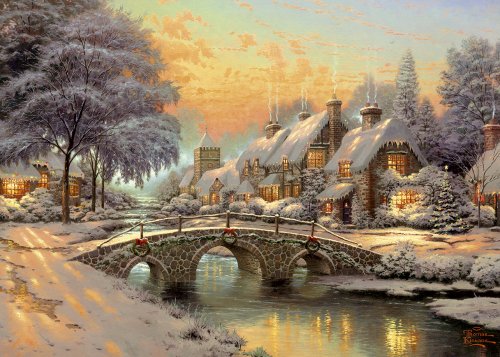 Gibsons Puzzle - Cobblestone Christmas - 1,000 Piece Jigsaw