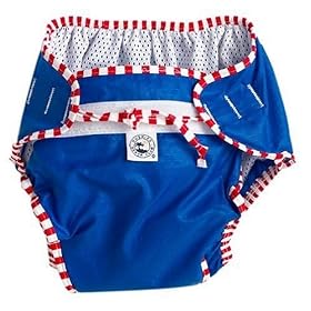Boys Washable Swim Diaper in Blue: 6-9 Months