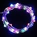 Sanwo 5m/16.5Ft 50 LED Copper Wire LED Strings Waterproof DC12V Starry Lights For Holiday Xmas Party Wedding Decoration with DC12V 2A Adapter(Mix Color)