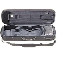 Bam Stylus 5001S 4/4 Violin Case with Black Exterior and Silver Interior